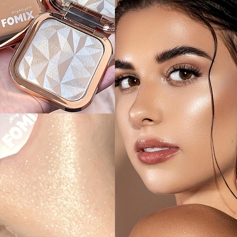 Champagne Highlighter Powder Waterproof Sweat Proof Long Lasting Makeup