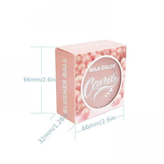 4 Colors Blusher Ball Matte Makeup Long Lasting Lightweight Natural Nude Makeup