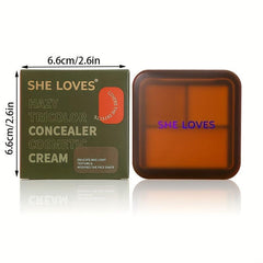 Long Lasting Concealer and Highlight Palette Waterproof Blusher Eyeshadow Kit