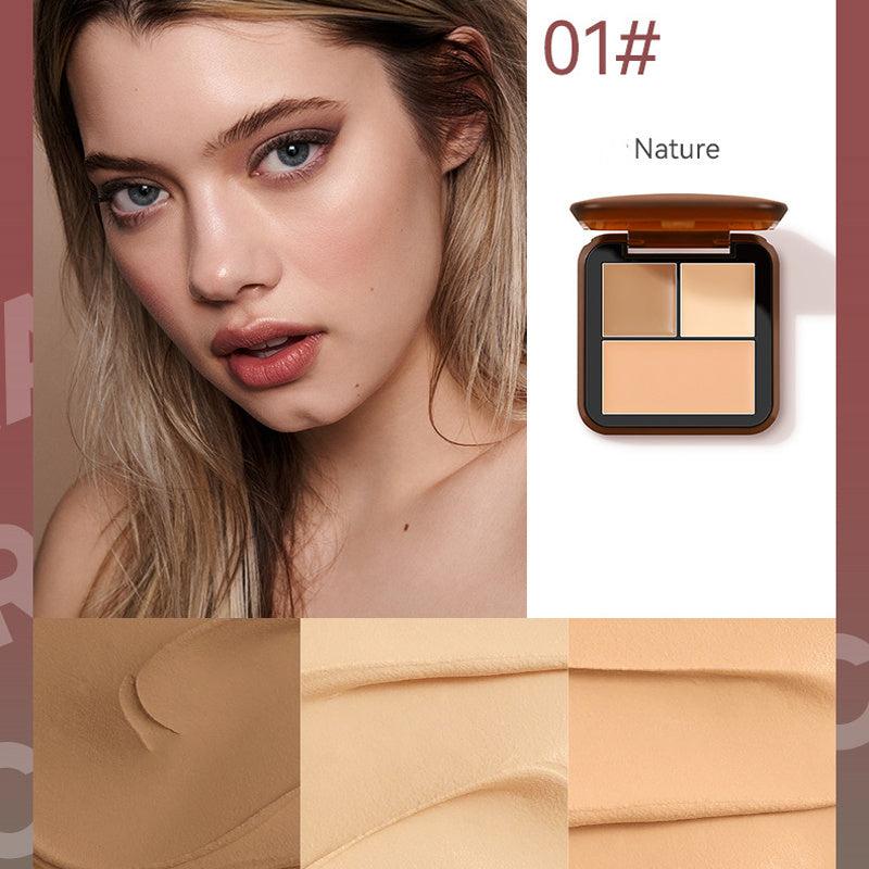 Long Lasting Concealer and Highlight Palette Waterproof Blusher Eyeshadow Kit