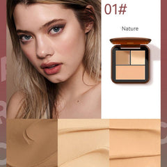 Long Lasting Concealer and Highlight Palette Waterproof Blusher Eyeshadow Kit