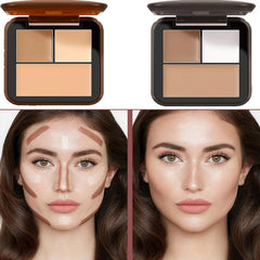 Long Lasting Concealer and Highlight Palette Waterproof Blusher Eyeshadow Kit