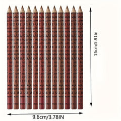 12pcs Matte Lip Liner Pen Natural Nude Smooth Lip Makeup
