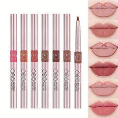 6 Colors Waterproof Lip Liner Pen Long Lasting