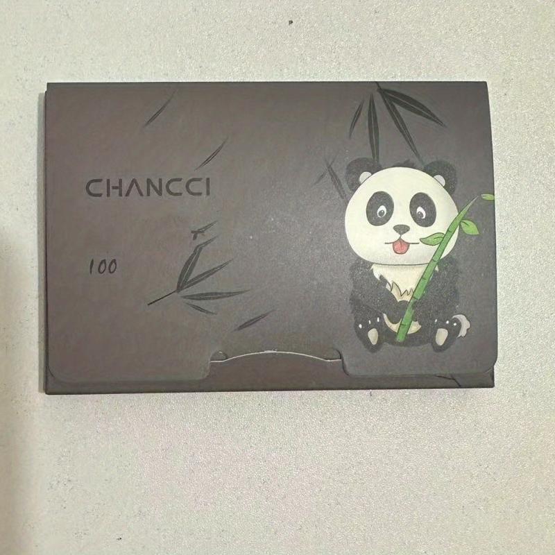 100 Pcs Anime Style Face Blotting Paper Facial Control Absorbing Wipes