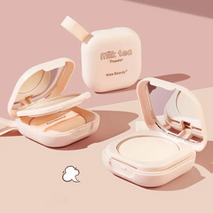 Kiss Beauty Milk Tea Setting Powder Mineral Powder Foundation