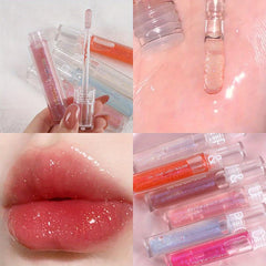 Hydrating Lip Glow Gloss: Moisturizing & Plumping, 5 Flavors, Tinted Balm