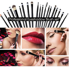 20 Pcs Colorful Makeup Brushes Soft Brush Set Eyeshadow Blush Tool Kit