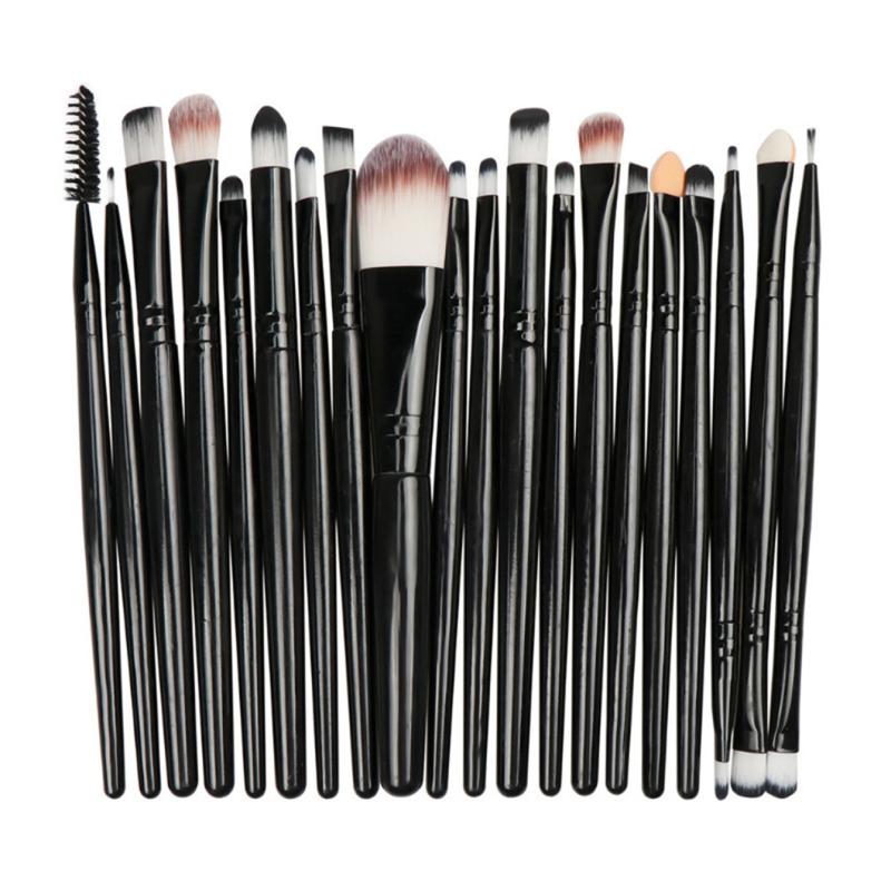 20 Pcs Colorful Makeup Brushes Soft Brush Set Eyeshadow Blush Tool Kit