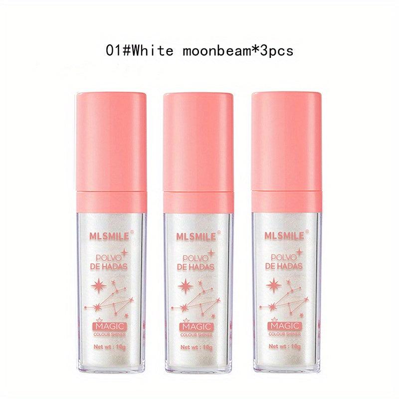 3pcs Highlighter Patting Powder Set Natural Contouring Powder Stick