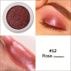 13 Colors Eyeshadow Palette Metallic Shimmer Pigment Monochromatic Makeup