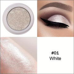 13 Colors Eyeshadow Palette Metallic Shimmer Pigment Monochromatic Makeup
