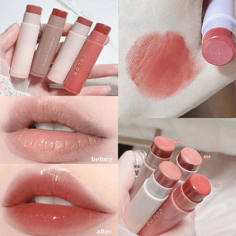 Natural Peach Tea Lip Balm Long Lasting Moisturizer