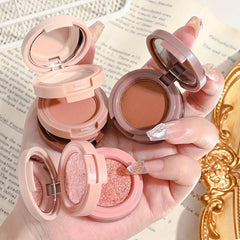 3 Decked Eyeshadow Compact Mini Palette Earth Tone Matte Glitter Sequins