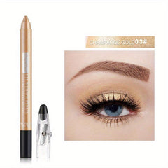 12 Colors Eyeshadow Pen Pearly Shimmer Glitter Waterproof Eyeliner
