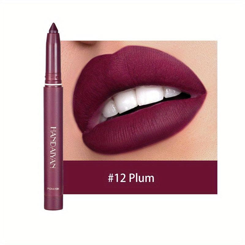 Velvet Matte Lip Gloss Pen 12 Colors