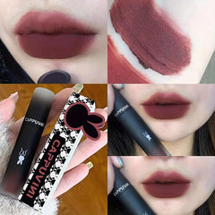 6-Color Long Lasting Waterproof Lip Gloss with Velvet & Matte Finish