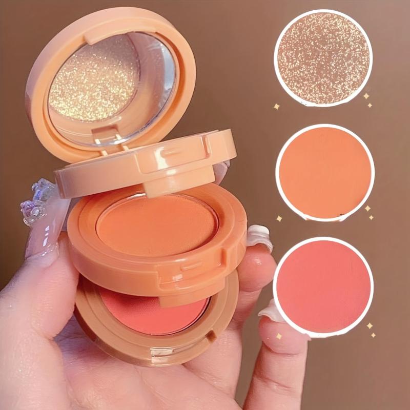 7.62cm Blush Palette Matte & Highlighter Pearly Blush Eyeshadow Palette