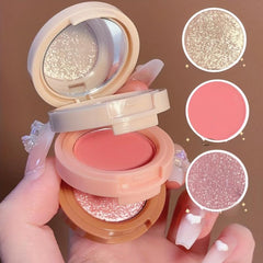 7.62cm Blush Palette Matte & Highlighter Pearly Blush Eyeshadow Palette
