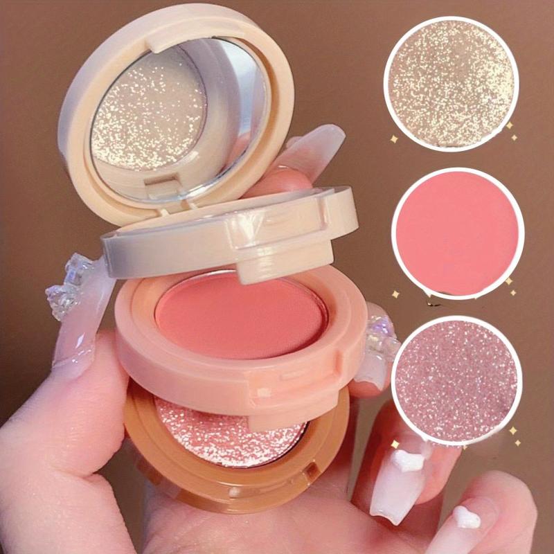 7.62cm Blush Palette Matte & Highlighter Pearly Blush Eyeshadow Palette