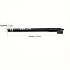 Short Wooden Rod Eyebrow Pencil With Eyebrow Comb Eyeliner Pen