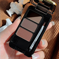 Gecomo 3-in-1 Eyebrow Powder Waterproof Sweat-Resistant