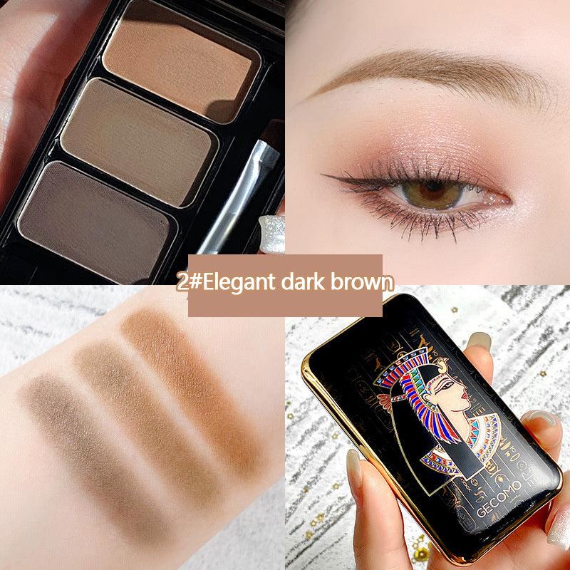 Gecomo 3-in-1 Eyebrow Powder Waterproof Sweat-Resistant