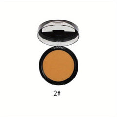 Double Layer Face Powder with Mirror, Concealer Set, Long Lasting Pressed Powder