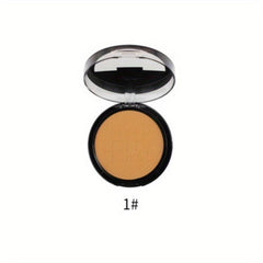 Double Layer Face Powder with Mirror, Concealer Set, Long Lasting Pressed Powder
