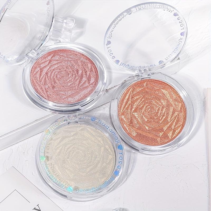 Face Highlighter Palette Kit Shimmer Glitter Highlight Contouring Palette