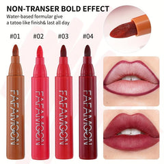 Matte Liquid Lip Liner Long Lasting Waterproof Formula