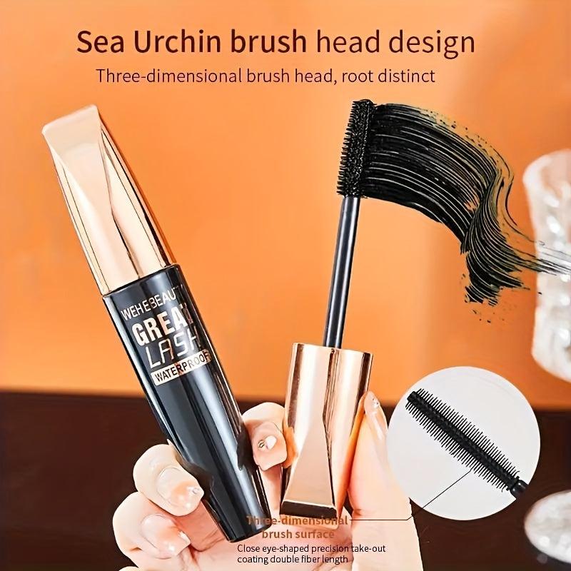 Smudge Proof 4D Silk Fiber Mascara Waterproof Long Thick Curling Mascara