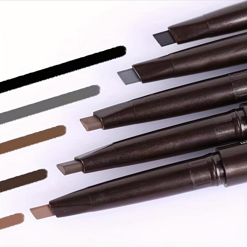 Double Ended Eyebrow Pencil Triangular Tip Easy Applying Eyebrow Shaping Pen