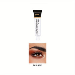 Waterproof Self Dyed Eyebrow Cream Set with Brushes Fast Drying