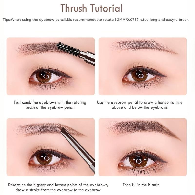 Long Lasting Eyebrow Pen with Smudge Proof Stick