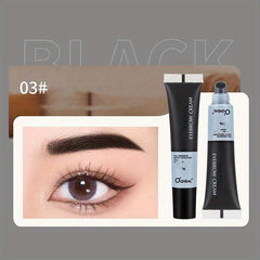 3D Eyebrow Dye Cream Film Forming Tear Off Natural Waterproof Eyebrow Tint