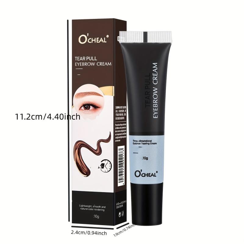 3D Eyebrow Dye Cream Film Forming Tear Off Natural Waterproof Eyebrow Tint