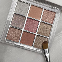 Coral Tone Eyeshadow Palette Matte Shimmer Finish