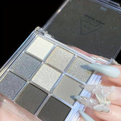 Dark Punk Smokey Eyeshadow Palette for Halloween Party Makeup