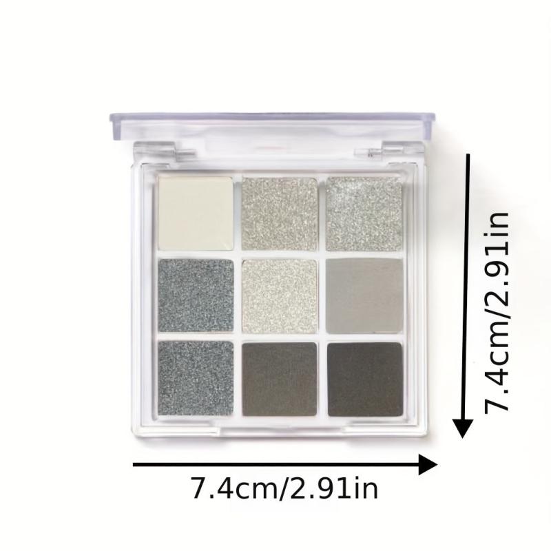 Dark Punk Smokey Eyeshadow Palette for Halloween Party Makeup