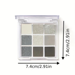 Dark Punk Smokey Eyeshadow Palette for Halloween Party Makeup