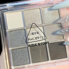 Dark Punk Smokey Eyeshadow Palette for Halloween Party Makeup