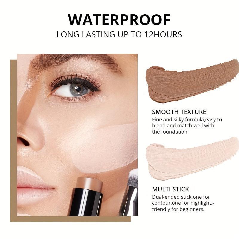 LEMOOC Dual Head Highlight Nose Shadow Trimming Highlight Concealer