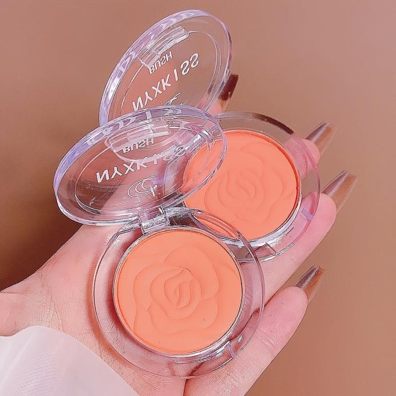 Embossed Petal Blush Rose Mousse Matte Soft Rouge