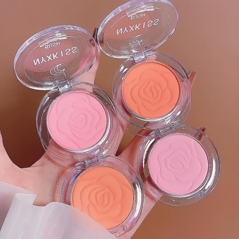Embossed Petal Blush Rose Mousse Matte Soft Rouge