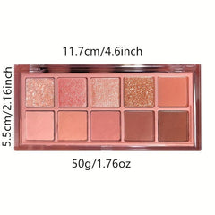 Matte Velvet Earth Tone Eyeshadow Palette Long Lasting