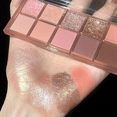 Matte Velvet Earth Tone Eyeshadow Palette Long Lasting