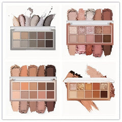 Matte Velvet Earth Tone Eyeshadow Palette Long Lasting