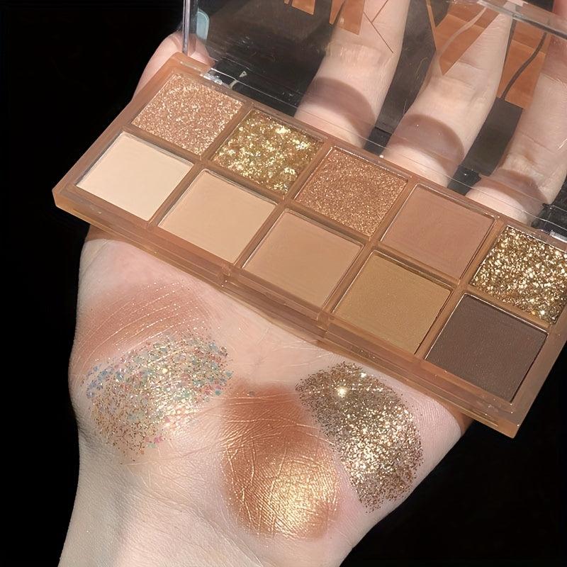 Matte Velvet Earth Tone Eyeshadow Palette Long Lasting