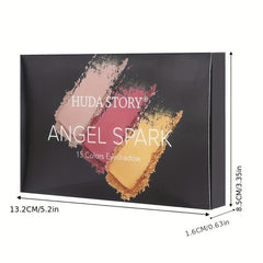 15-Color Eyeshadow Palette Matte Shimmer Finish Enhance Eye Makeup